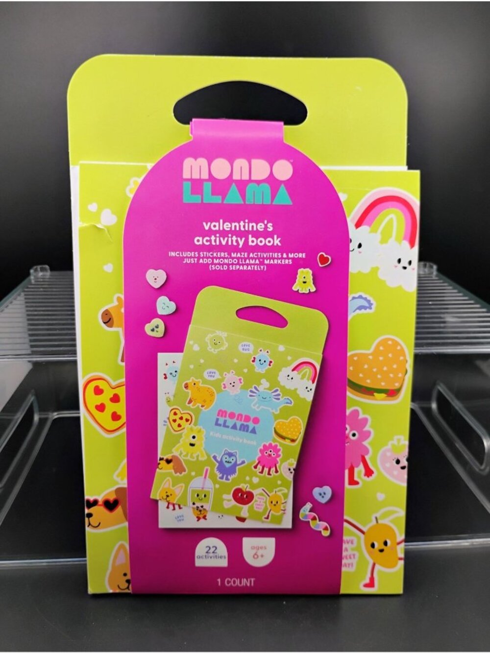 Mondo Llama Valentines Activity Book 22 Pages For Ages 6 & Up